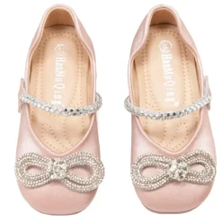 CHLOE MACH CRYSTAL BOW SHOES