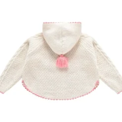 CLARA KNITTED HOODED JACKET
