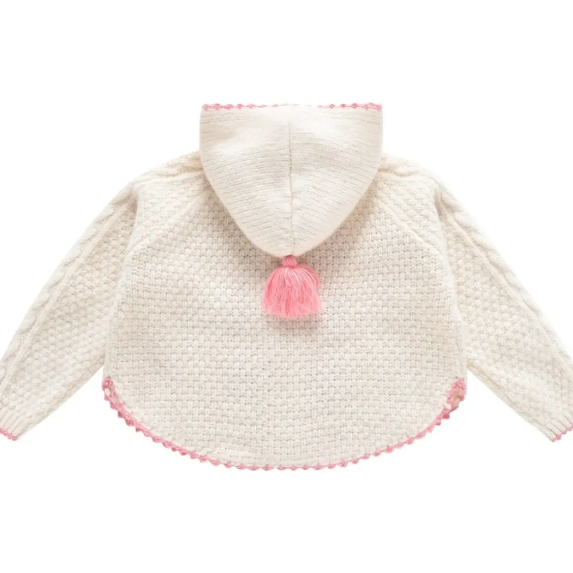 CLARA KNITTED HOODED JACKET