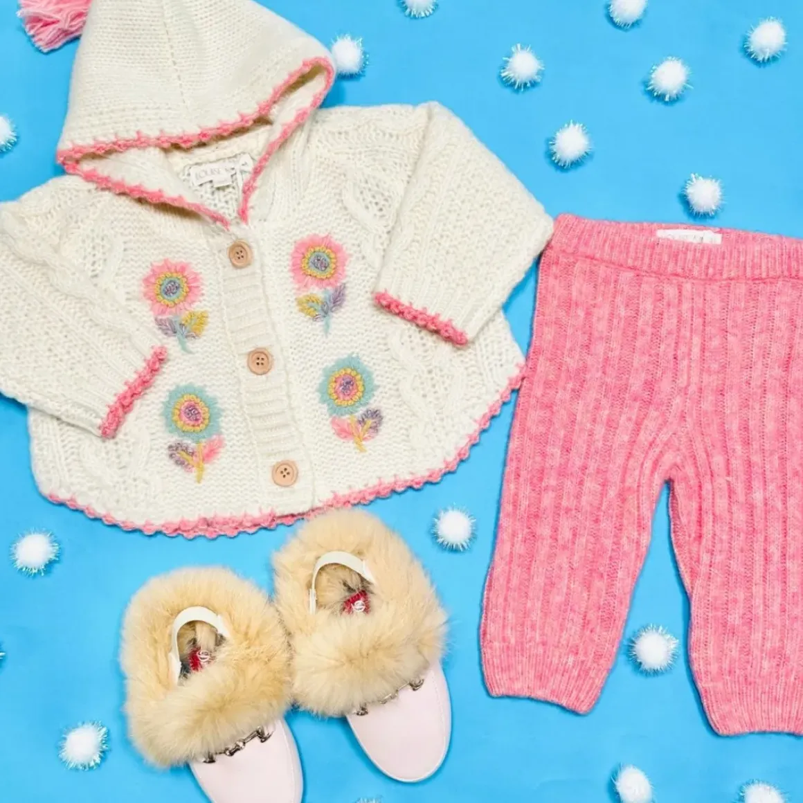 CLARA KNITTED HOODED JACKET