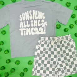 COASTAL CHECK SHORTS