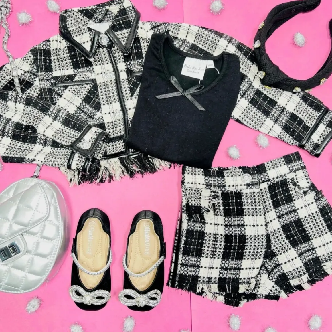 COCO JACKET, LONG SLEEVE TOP, AND SHORTS SET