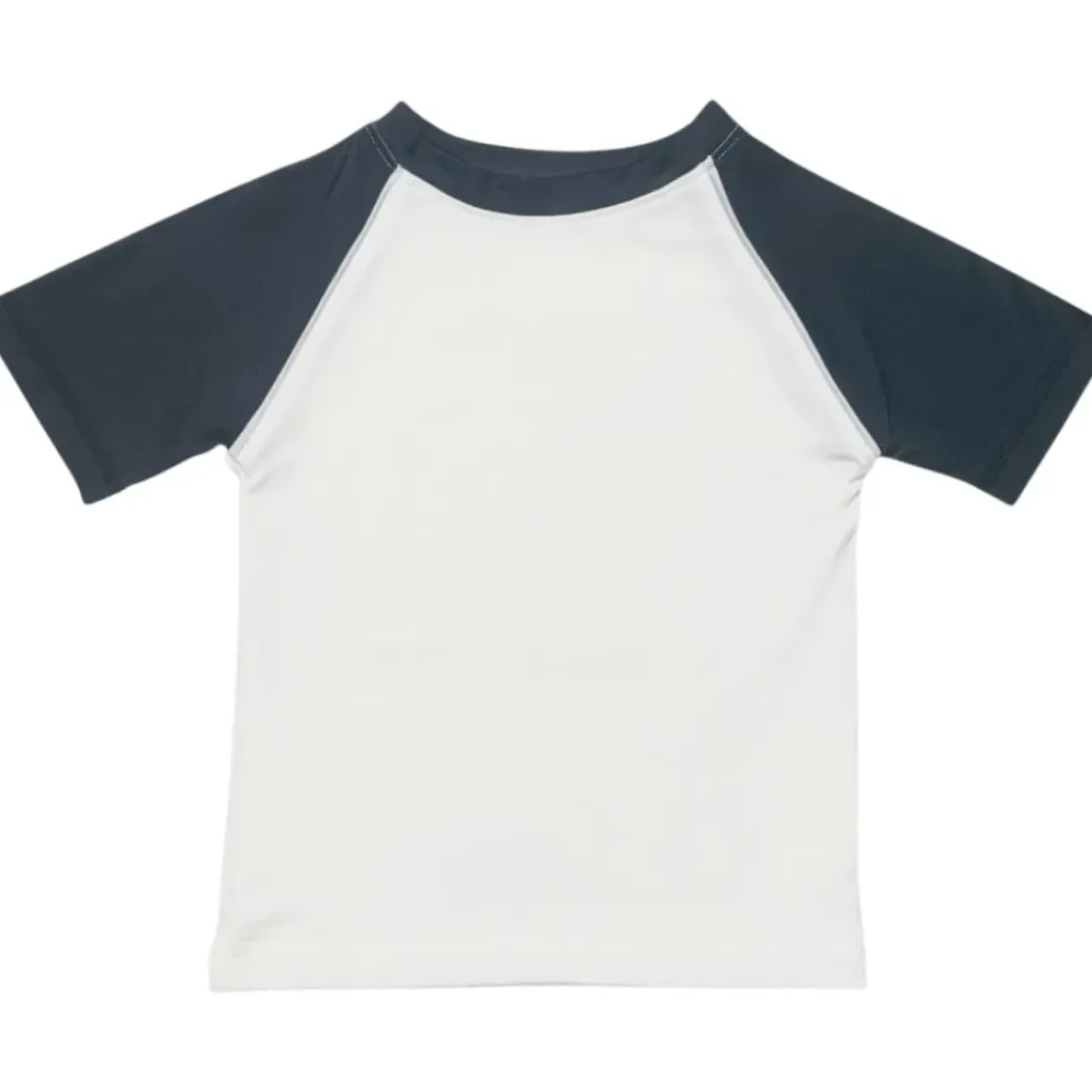 COLOR BLOCK SHORT SLEEVE RASH GUARD