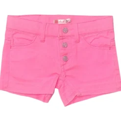 COLORED DENIM SHORT W/ SEQUIN POCKETS