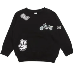 COOL MOTORCYCLE PATCHES SWEATSHIRT