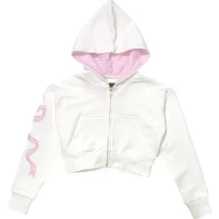 COQUETTE BOW DYLAN ZIP UP HOODIE