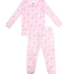 COQUETTE BOWS LONG SLEEVE PJS