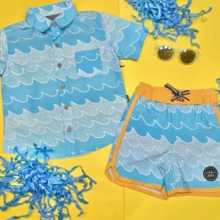 COSMIC WAVES  BUTTON DOWN