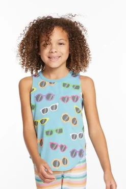 CRAZY SUNGLASSES TANK TOP
