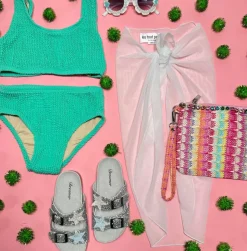 CRINKLE SPORTY TWO PIECE BIKINI