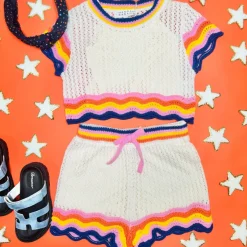 CROCHET SCALLOP SHORTS