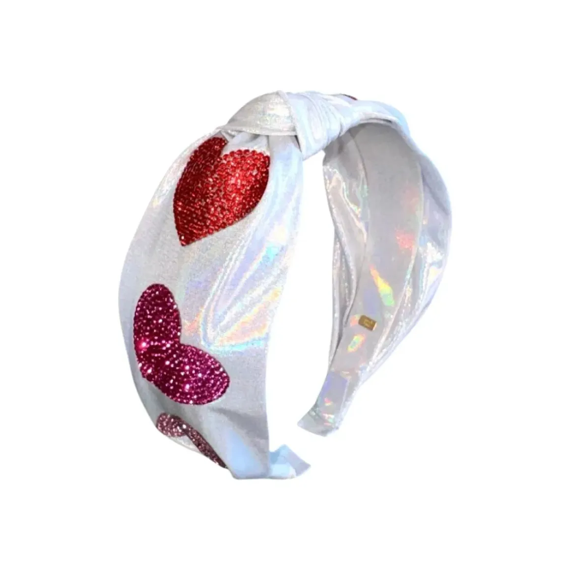 CRYSTAL HEART IRIDESCENT HEADBAND