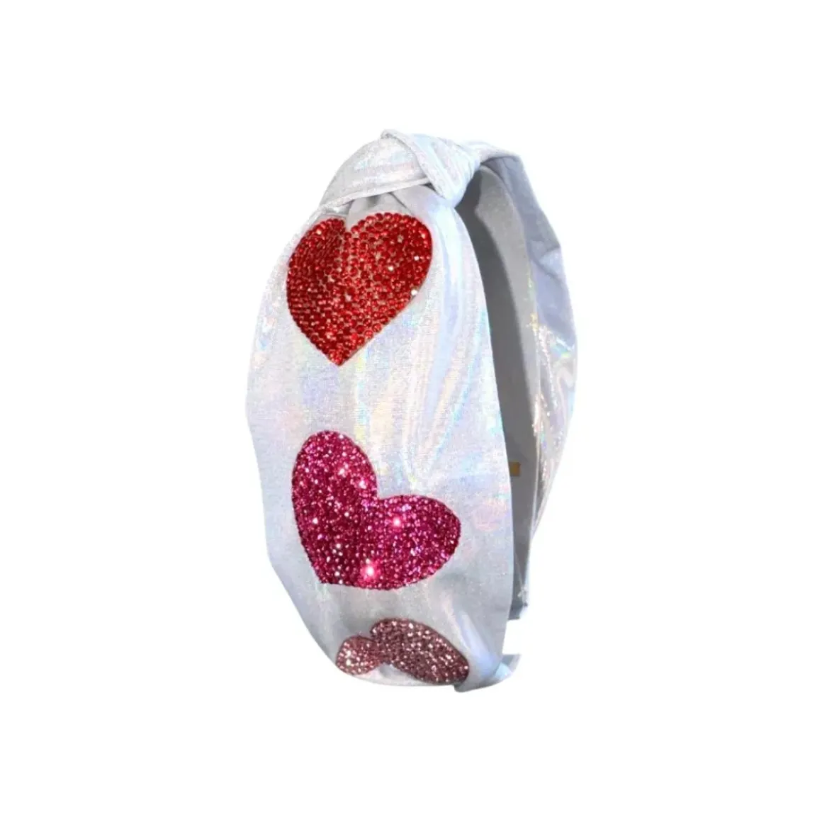 CRYSTAL HEART IRIDESCENT HEADBAND