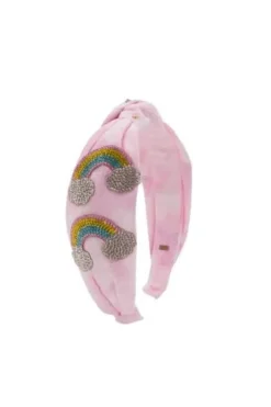 CRYSTAL RAINBOW TIE DYE HEADBAND