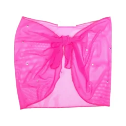 CRYSTAL STONE SHORT SARONG COVER UP