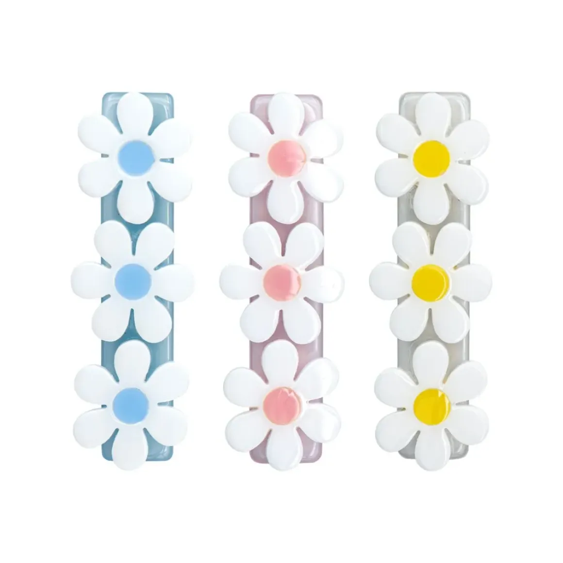 DAISY CLIPS SET OF 3
