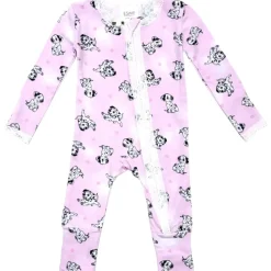 DALMATIONS ZIP FOOTIE
