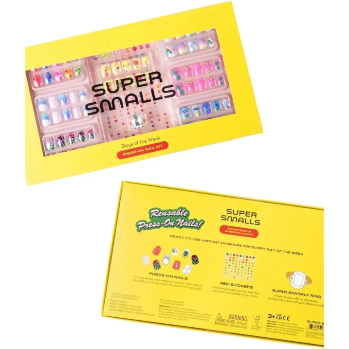 DAYS OF THE WEEK PRESS ON NAIL KIT