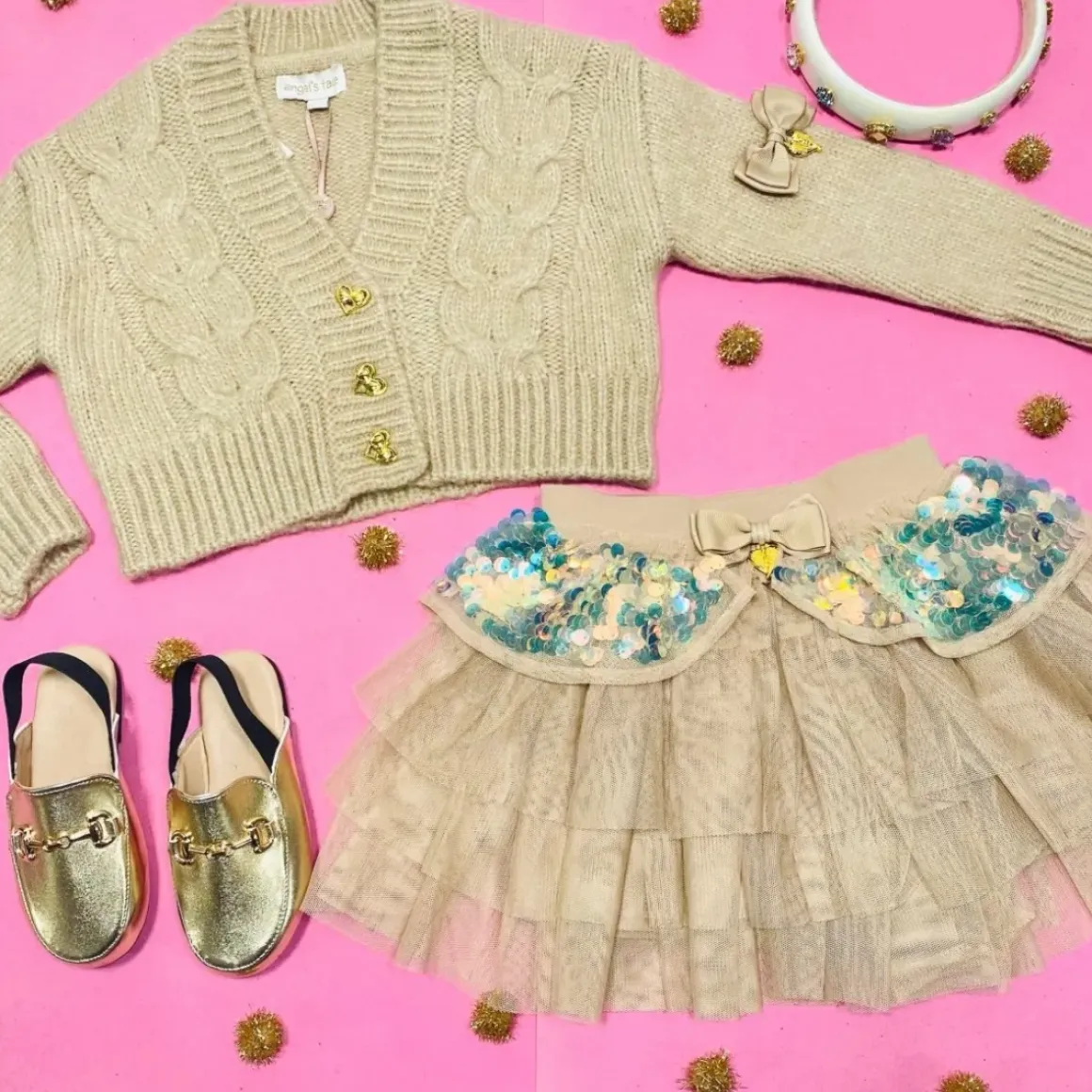DELPHINE CABLE KNIT CARDIGAN