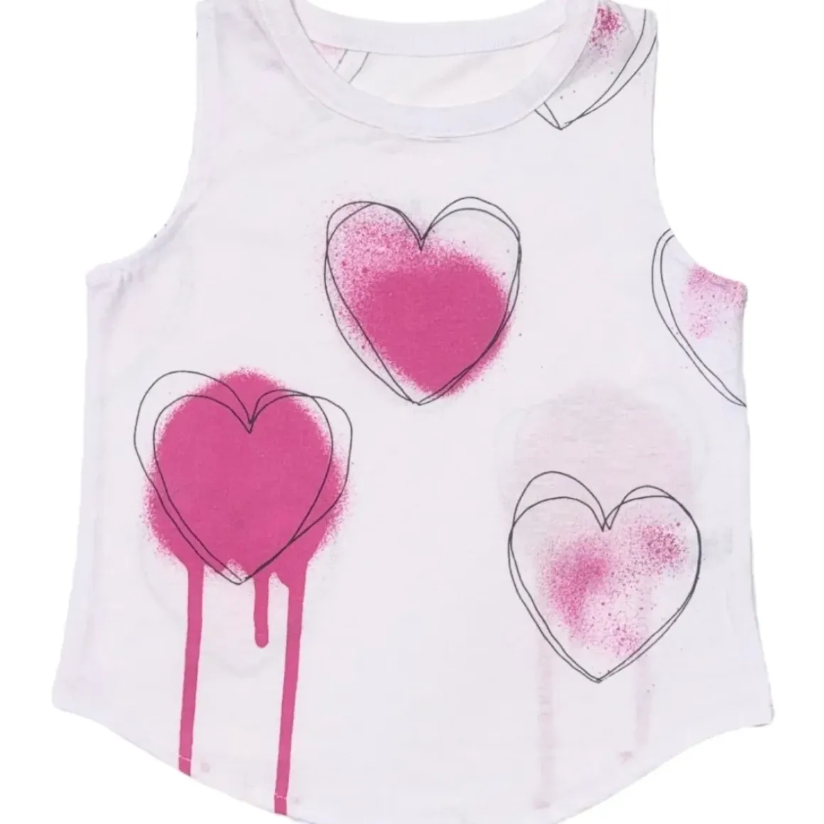 DRIPPING HEARTS TANK TOP