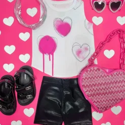 DRIPPING HEARTS TANK TOP