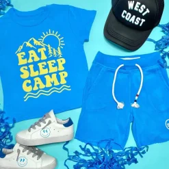 EAT SLEEP CAMP TSHIRT