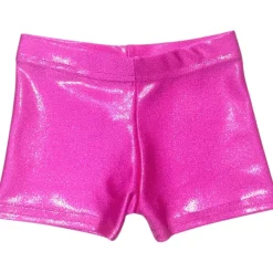 ELECTRIC METALLIC BIKER SHORTS