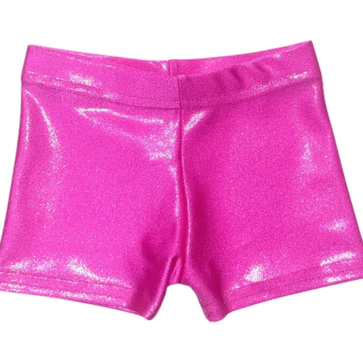 ELECTRIC METALLIC BIKER SHORTS