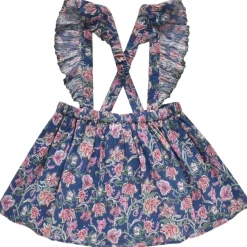 ELEONOR WILD FLOWERS SKIRT W/ SUSPENDERS