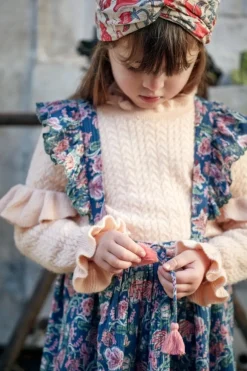 ELEONOR WILD FLOWERS SKIRT W/ SUSPENDERS