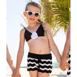 ELIORA CROCHET ZIGZAG SHORTS