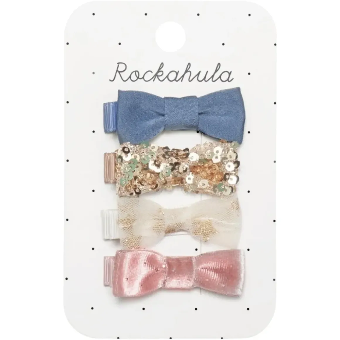 ENCHANTED MINI BOW HAIR CLIPS