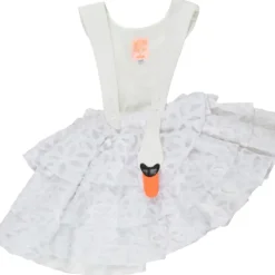 FAIRYTALE SWAN RUFFLE DRESS