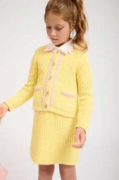 FAYETTE PEARL TRIM KNITTED CARDIGAN