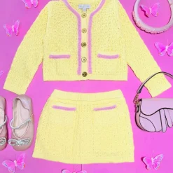 FAYETTE PEARL TRIM KNITTED CARDIGAN