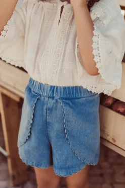 FELIZA LACE TRIM TOP