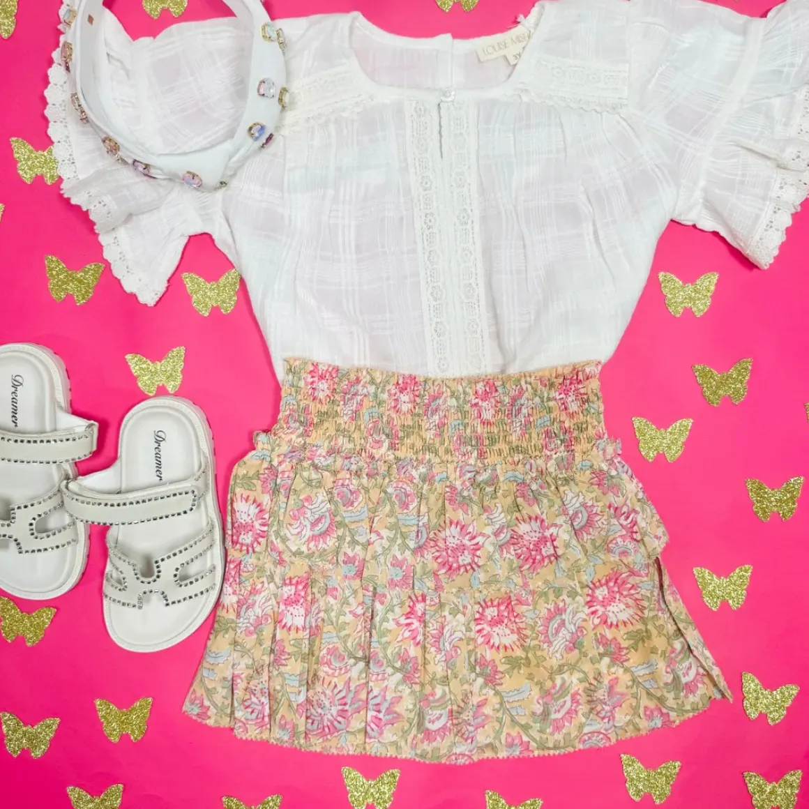 FELIZA LACE TRIM TOP