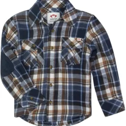 FLANNEL BUTTON DOWN LONG SLEEVE TOP