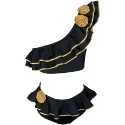 FLEUR RUFFLE TWO PIECE BIKINI