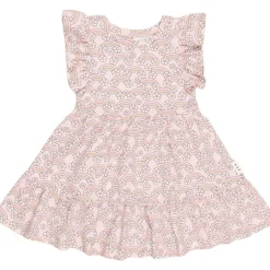 FLOWER BOW FRILL DRESS