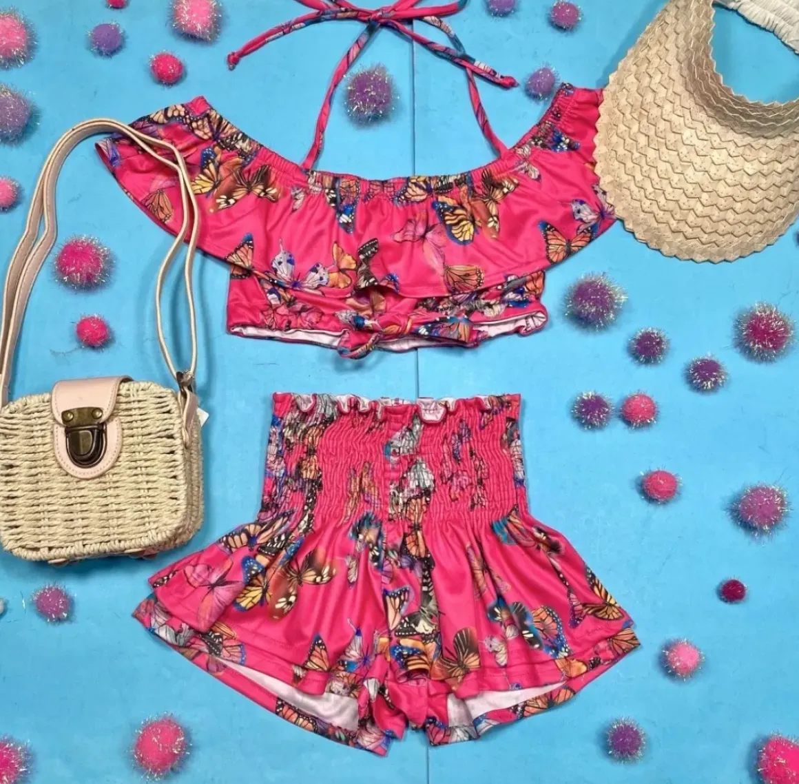 FLY AWAY BUTTERFLY SHORTS