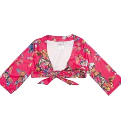 FLY AWAY BUTTERFLY WRAP TOP