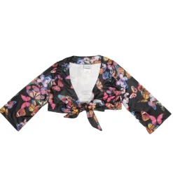 FLY AWAY BUTTERFLY WRAP TOP
