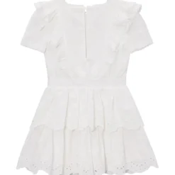 FREYA LACE RUFFLE DRESS