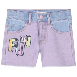 FUN COLORED DENIM SHORTS