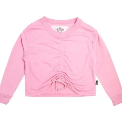 GATHERED LONG SLEEVE TOP