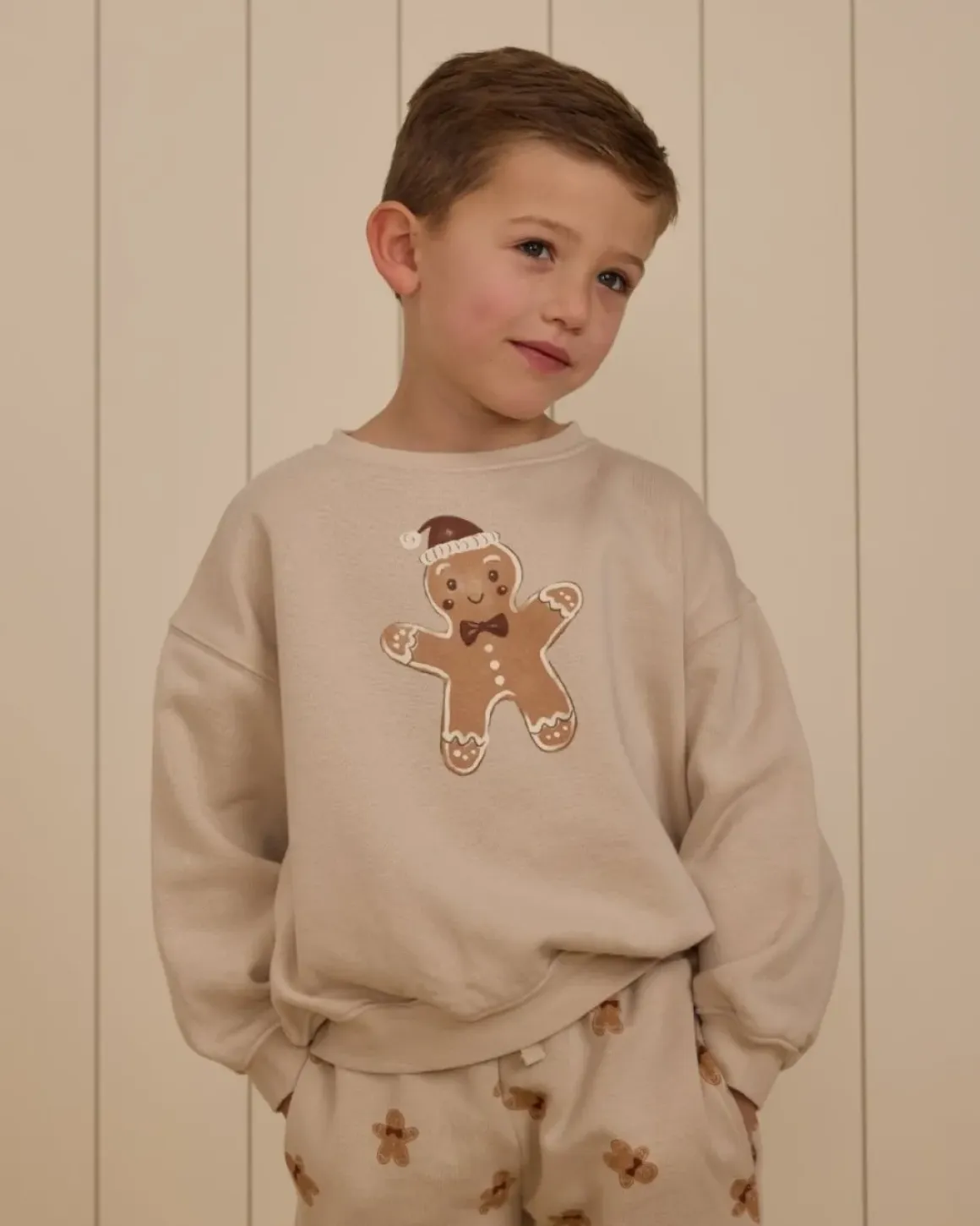 GINGERBREAD SWEATSHIRT AND SWEATPANTS SET
