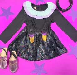GLITTER BIRD DRESS