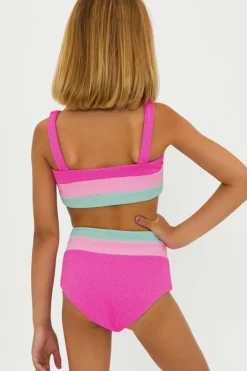 GLITTER BLOSSOM LITTLE MACKENZIE & HEDIE TWO PIECE BIKINI SET