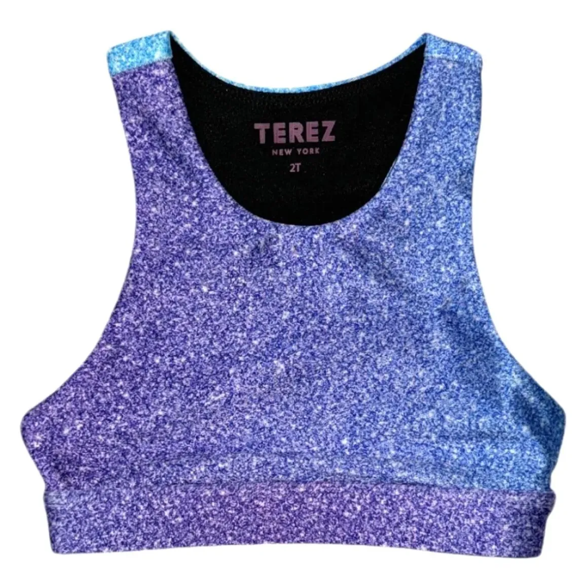 GLITTER UNICORN SPORTS BRA